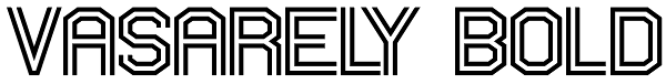 Vasarely Bold Font