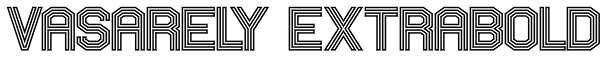 Vasarely ExtraBold Font