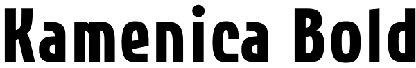 Kamenica Bold Font