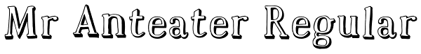 Mr Anteater Regular Font