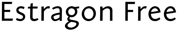 Estragon Free Font