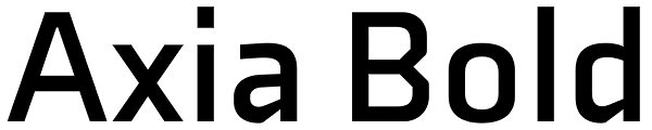 Axia Bold Font