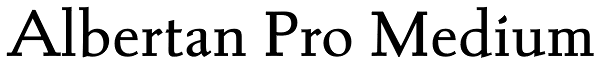 Albertan Pro Medium Font