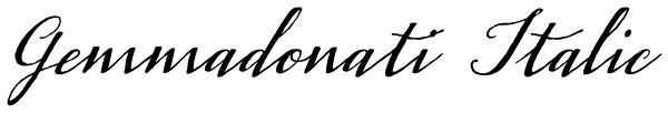 Gemmadonati Italic Font