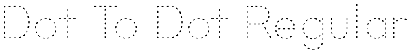 Dot To Dot Regular Font