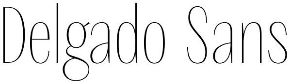 Delgado Sans Font