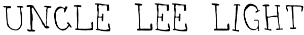 Uncle Lee Light Font