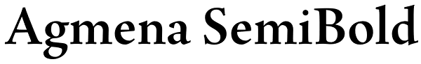 Agmena SemiBold Font