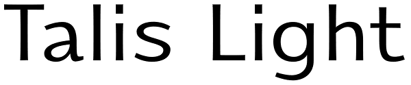Talis Light Font
