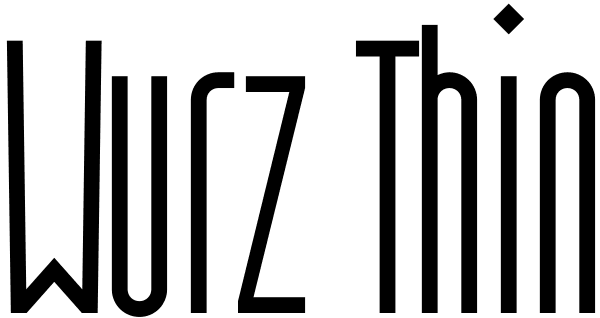 Wurz Thin Font