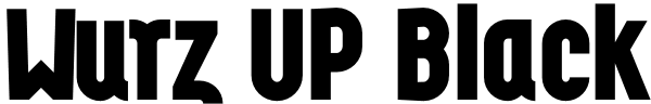 Wurz UP Black Font