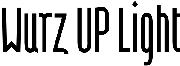 Wurz UP Light Font