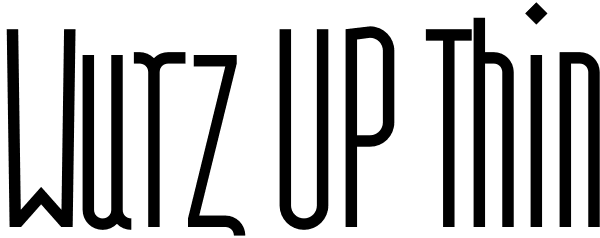 Wurz UP Thin Font