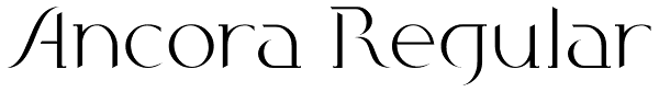 Ancora Regular Font