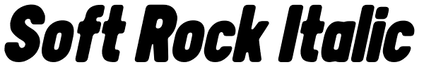 Soft Rock Italic Font