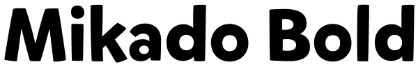 Mikado Bold Font