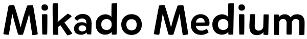 Mikado Medium Font