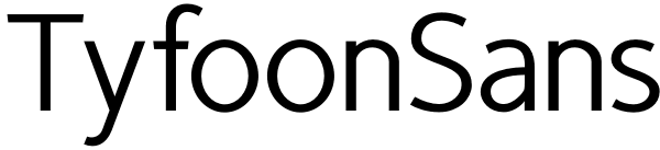 TyfoonSans Font