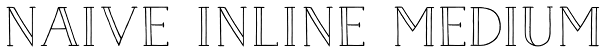 Naive Inline Medium Font