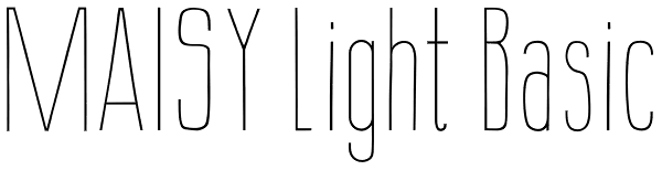 MAISY Light Basic Font