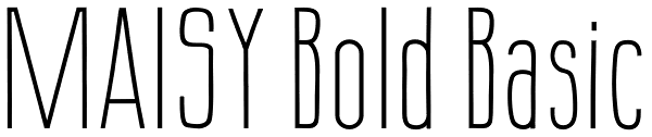 MAISY Bold Basic Font