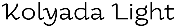 Kolyada Light Font