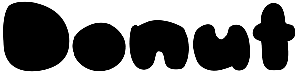 Donut Font