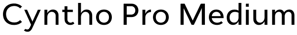 Cyntho Pro Medium Font