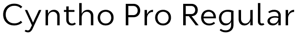 Cyntho Pro Regular Font