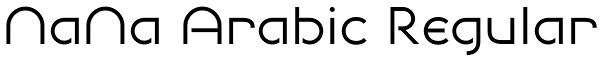 NaNa Arabic Regular Font