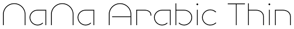 NaNa Arabic Thin Font