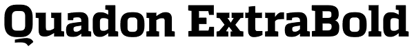 Quadon ExtraBold Font