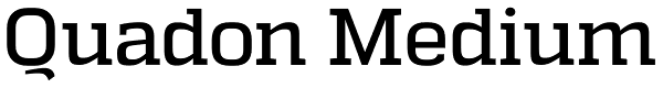 Quadon Medium Font