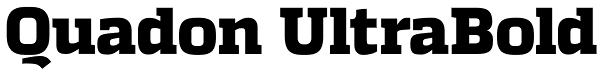 Quadon UltraBold Font