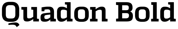 Quadon Bold Font