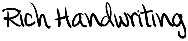 Rich Handwriting Font