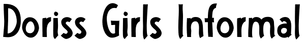 Doriss Girls Informal Font