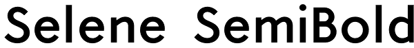 Selene SemiBold Font