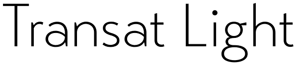 Transat Light Font