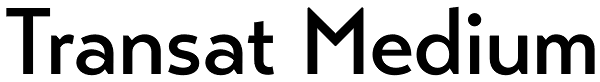 Transat Medium Font