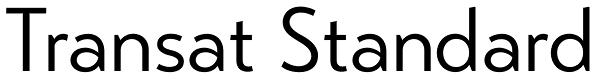 Transat Standard Font