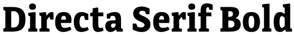 Directa Serif Bold Font