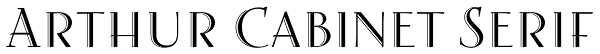 Arthur Cabinet Serif Font