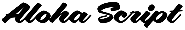 Aloha Script Font