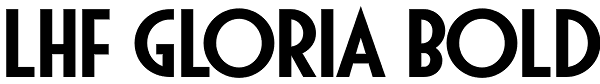 LHF Gloria Bold Font