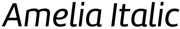Amelia Italic Font