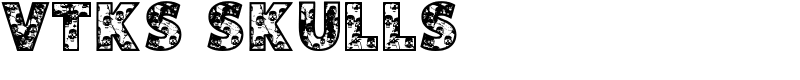 VTKS SKULLS Font