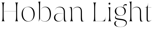 Hoban Light Font