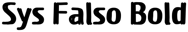 Sys Falso Bold Font