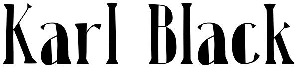 Karl Black Font